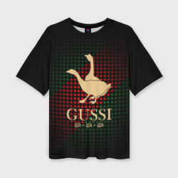 Женская футболка оверсайз GUSSI EQ Style