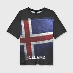 Женская футболка оверсайз Iceland Style