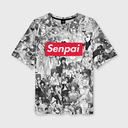 Женская футболка оверсайз SENPAI Stories