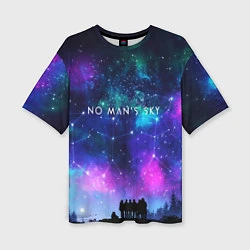 Женская футболка оверсайз No Man's Sky: Space Vision