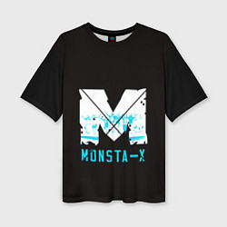 Женская футболка оверсайз MONSTA X