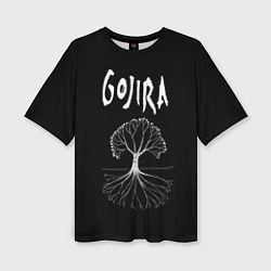 Женская футболка оверсайз Gojira: Tree