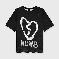 Женская футболка оверсайз XXXTentacion: Numb