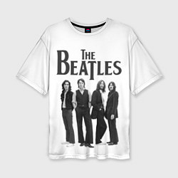 Футболка оверсайз женская The Beatles: White Side, цвет: 3D-принт