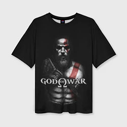 Женская футболка оверсайз God of War