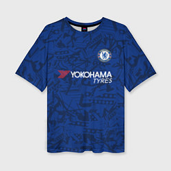 Женская футболка оверсайз Chelsea home 19-20