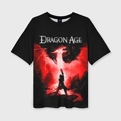 Женская футболка оверсайз Dragon Age