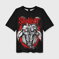 Женская футболка оверсайз Slipknot: Devil Goat