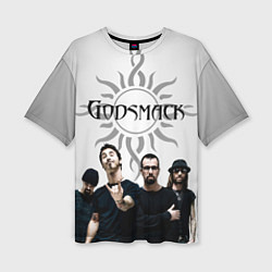Женская футболка оверсайз Godsmack