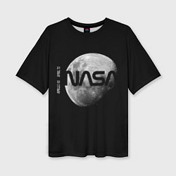 Футболка оверсайз женская NASA Apollo 16, цвет: 3D-принт