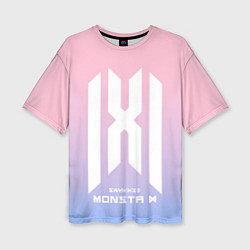 Женская футболка оверсайз Monsta X
