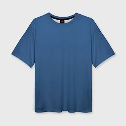 Женская футболка оверсайз 19-4052 Classic Blue