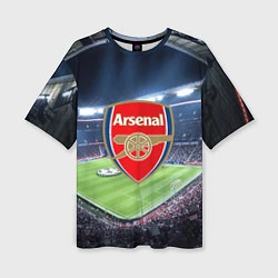 Женская футболка оверсайз FC Arsenal