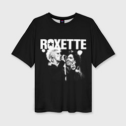 Женская футболка оверсайз Roxette