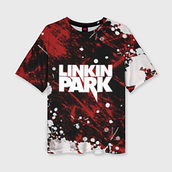 Женская футболка оверсайз Linkin Park