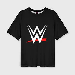Женская футболка оверсайз WWE