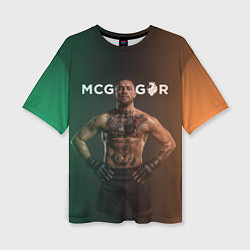 Женская футболка оверсайз Conor McGregor