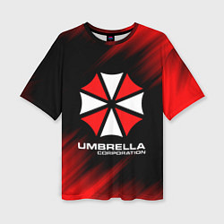 Женская футболка оверсайз Umbrella Corporation