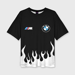 Женская футболка оверсайз BMW БМВ