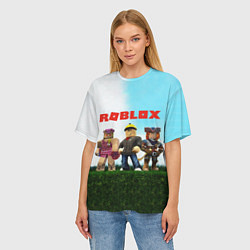 Футболка оверсайз женская ROBLOX, цвет: 3D-принт — фото 2