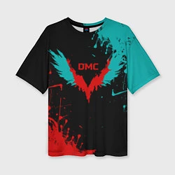 Женская футболка оверсайз DMC