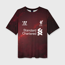 Женская футболка оверсайз Liverpool