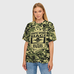 Футболка оверсайз женская Никто, кроме нас! ВДВ, цвет: 3D-принт — фото 2