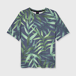 Женская футболка оверсайз Арт из джунглей