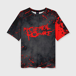 Женская футболка оверсайз My Chemical Romance