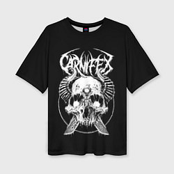 Футболка оверсайз женская Carnifex, цвет: 3D-принт