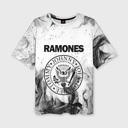 Футболка оверсайз женская RAMONES, цвет: 3D-принт