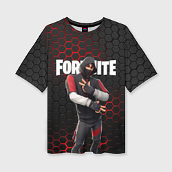 Женская футболка оверсайз FORTNITE IKONIK