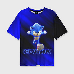 Женская футболка оверсайз SONIC