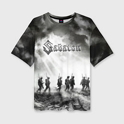 Женская футболка оверсайз Sabaton