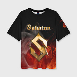 Женская футболка оверсайз SABATON