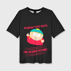 Женская футболка оверсайз Cartman