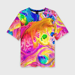 Женская футболка оверсайз TIE DYE