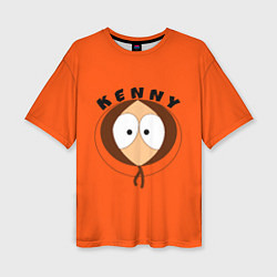 Футболка оверсайз женская KENNY, цвет: 3D-принт