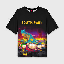 Футболка оверсайз женская Южный Парк, цвет: 3D-принт