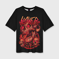 Женская футболка оверсайз Slayer 20