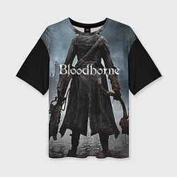 Женская футболка оверсайз Bloodborne