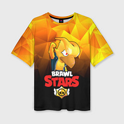 Женская футболка оверсайз BRAWL STARS CROW PHOENIX