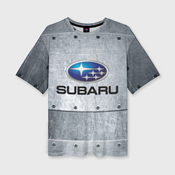 Женская футболка оверсайз SUBARU