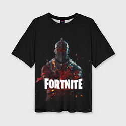 Футболка оверсайз женская Fortnite Black Knight, цвет: 3D-принт