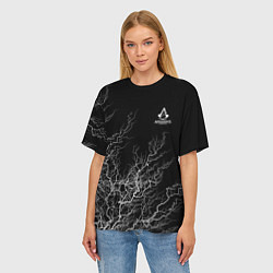 Футболка оверсайз женская Assassins Creed, цвет: 3D-принт — фото 2