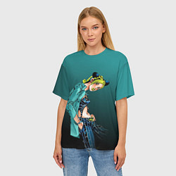 Футболка оверсайз женская Джолин Кудзё, цвет: 3D-принт — фото 2