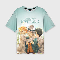 Футболка оверсайз женская The Promised Neverland, цвет: 3D-принт