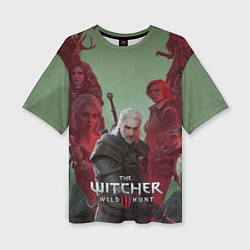 Женская футболка оверсайз The Witcher 5-летие