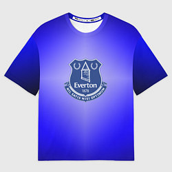 Женская футболка оверсайз Эвертон 3D