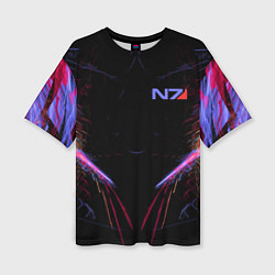 Футболка оверсайз женская N7 Neon Style, цвет: 3D-принт